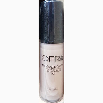 Ofra makeup absolute cover silk peptide foundation no.1 1.2Oz 36ml